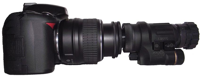 PBS-18 Night Vision Device on dSLR